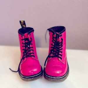 Dr. Martens Pink Toddler Boots